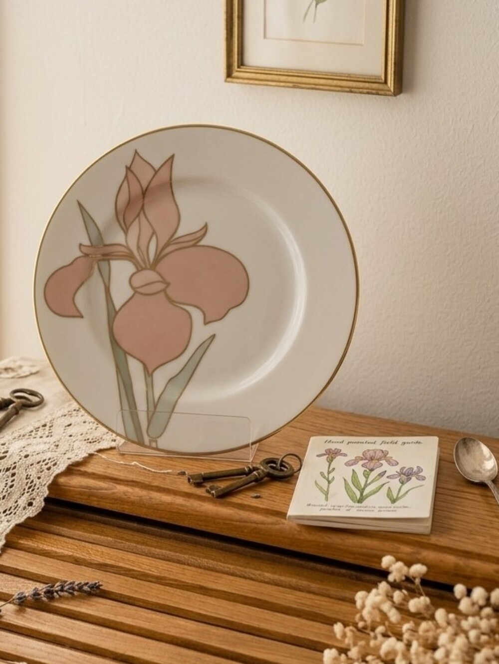 Fitz and Floyd “Fleur de Paris” Vintage Porcelain Plate (1982, Japan)